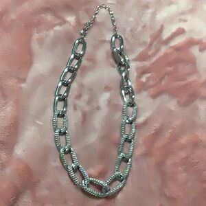 Silver Chain Link Necklace Limited time buy 1 get 2 free. Mix & match.